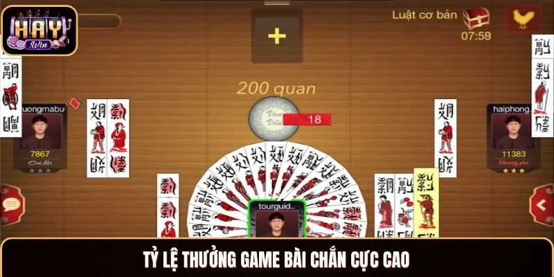 Chắn Haywin - Game Bài Đổi Thưởng Đỉnh Cao Không Thể Bỏ Lỡ Tỷ lệ thưởng game bài Chắn cực cao