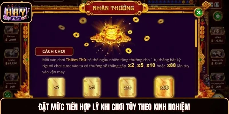 Sicbo Tài Phú Haywin - Chiến Thuật Bất Bại Từ Chuyên Gia Đặt mức tiền hợp lý khi chơi tùy theo kinh nghiệm